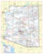 Arizona state map