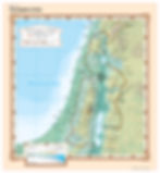 Kingdom of Saul Bible Wall Map