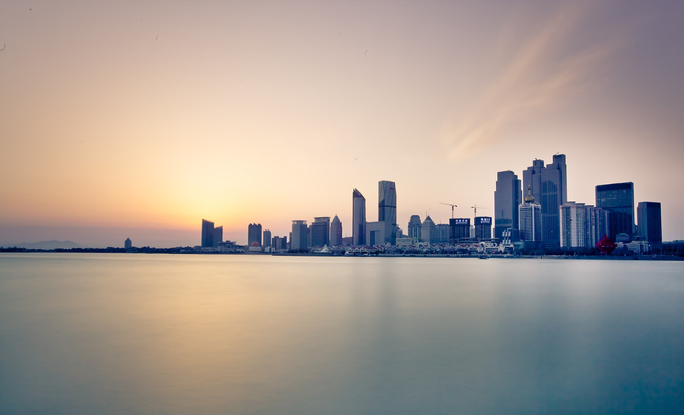 City Skyline Sunset