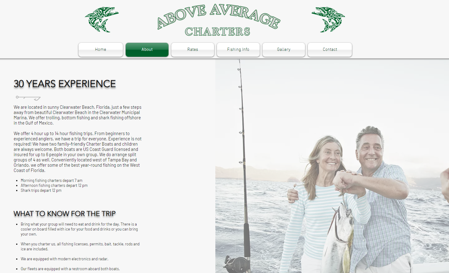 About Above Average Fishing Family Fun Fishing Charters Clearwater FL