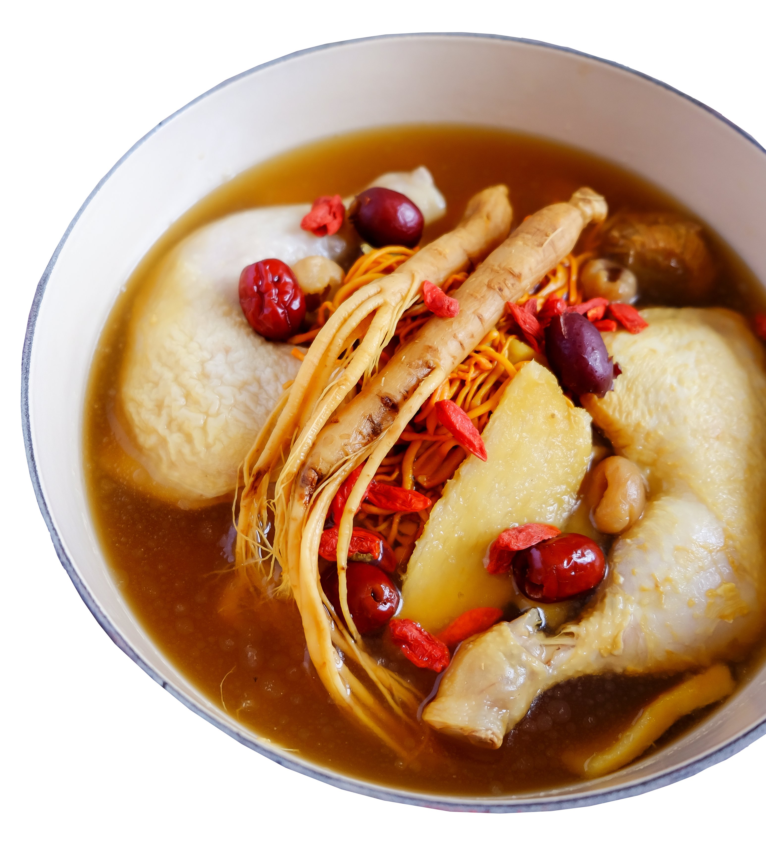 Herbal Ginseng Chicken Soup