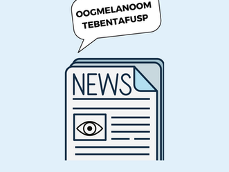 Oogmelanoom lotgenoot Jeroen Reesen in het nieuws
