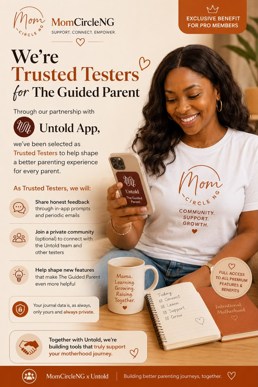 MomCircleNG Partners with Untold to Bring More Parenting Support to Pro Members