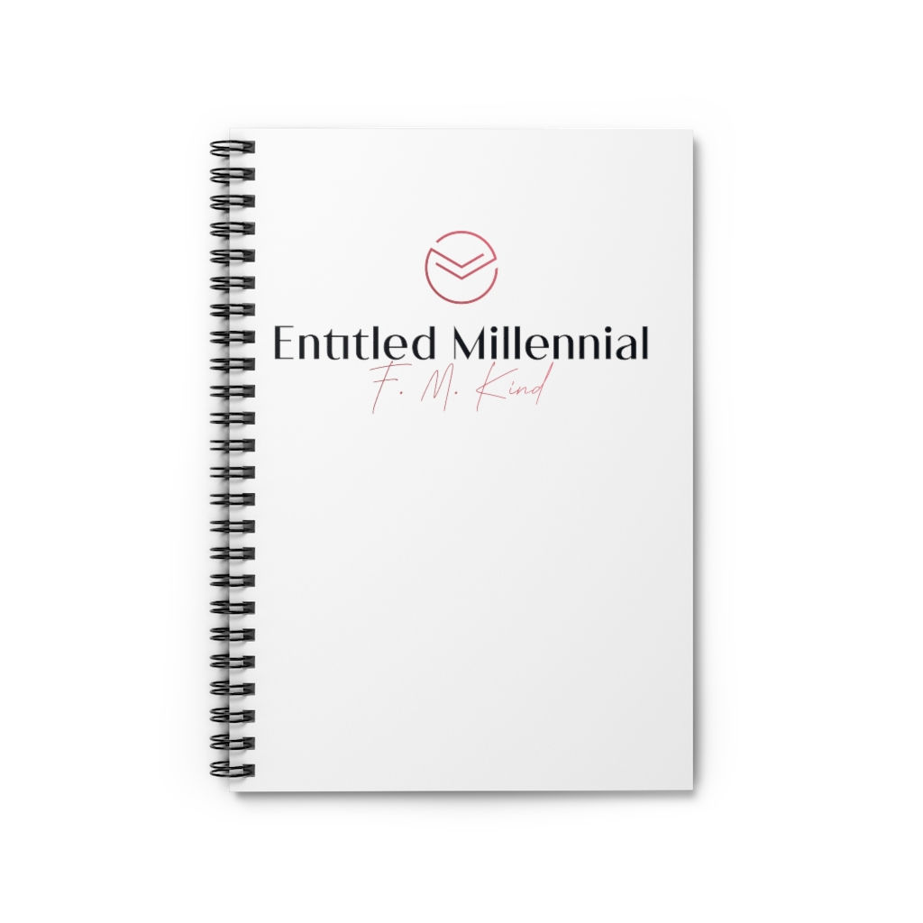 Entitled Millennial Spiral Notebook - Ruled Line