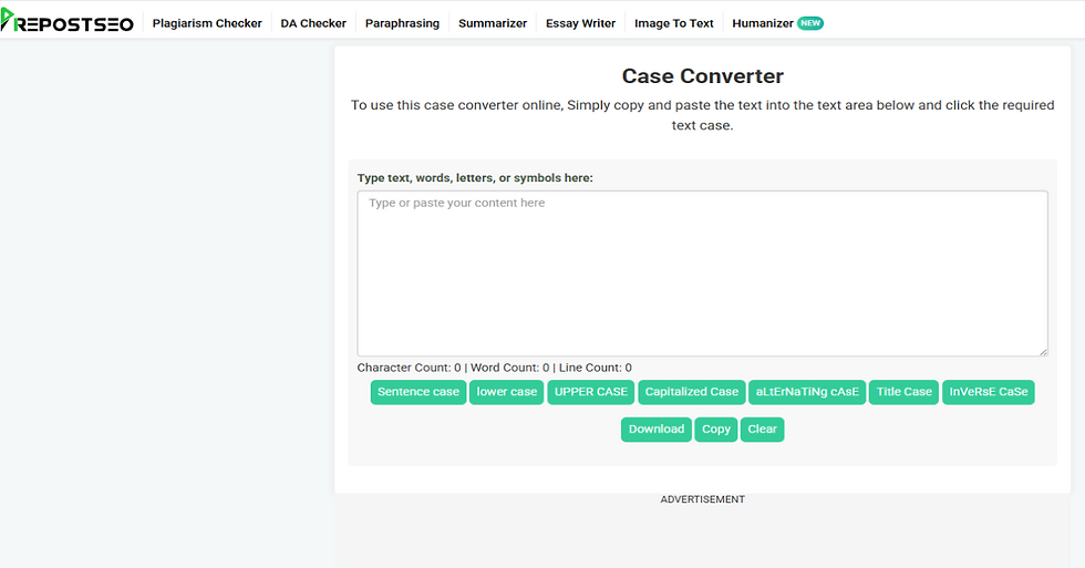 5. PrepostSEO Case Converter