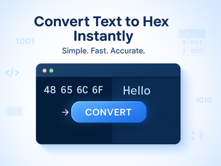 How to Use a Text to Hex Converter with Real Examples