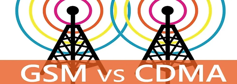 Comparison chart showing GSM vs CDMA technology differences for wireless dealers