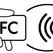 Customer tapping a smartphone on a payment terminal using NFC contactless payment