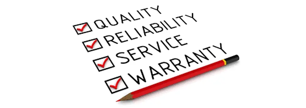 Wireless dealer explaining a phone repair warranty policy to a customer at the repair counter