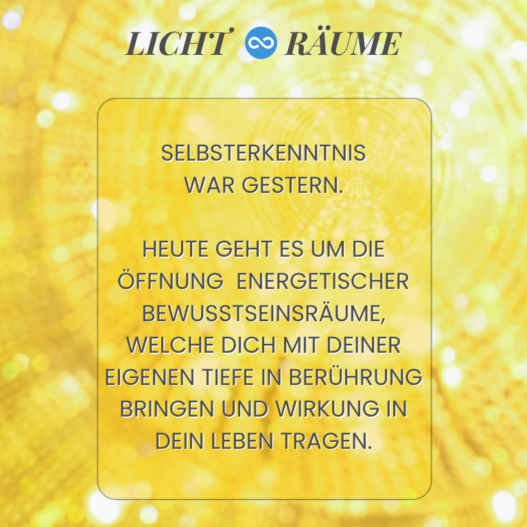 LICHT ♾️ RÄUME  (1 Monat)