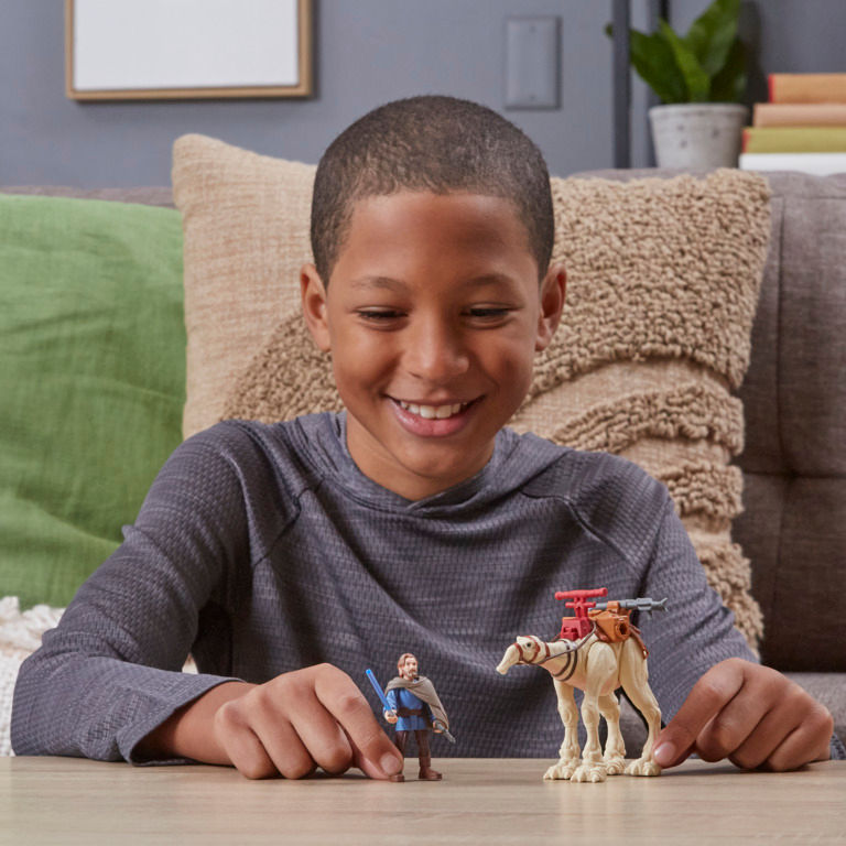 Thumbnail: Star Wars Mission Fleet Ben Kenobe Eopie Figure Set