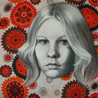 hippie girl seventies flower power