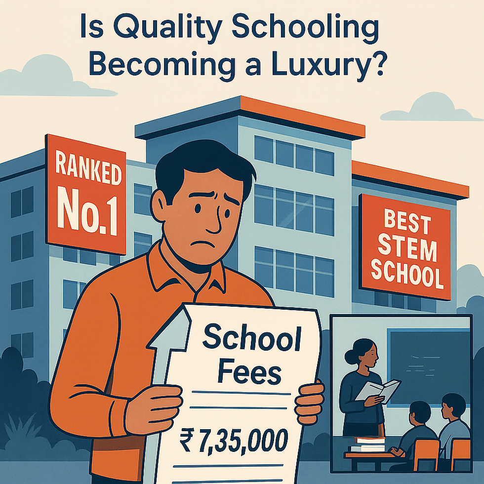Fees vs Salaries: Is Quality Schooling Becoming a Luxury in Urban India?