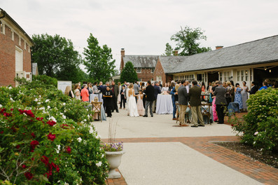 Elawa farm Wedding Reception Courtyard