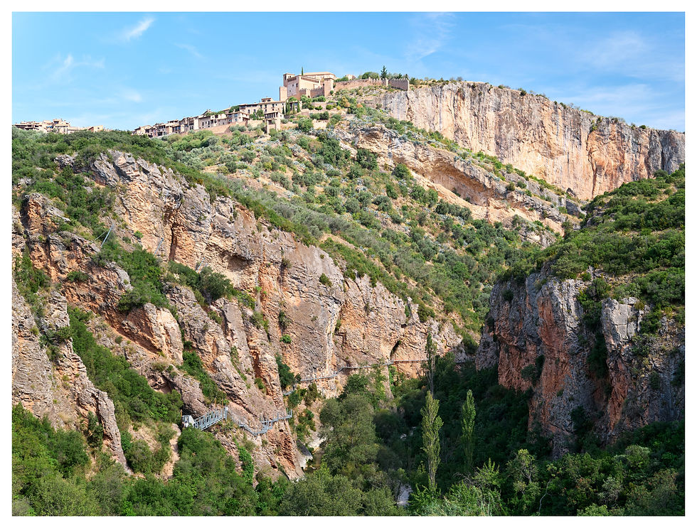 Alquezar from the gorge [Leica Q3 43]