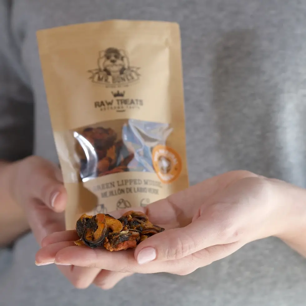 Friandises pour chiens et chats, moules à lèvres vertes entières