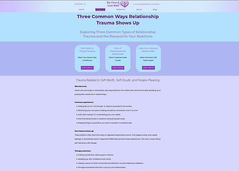 BHLW Specialties Page