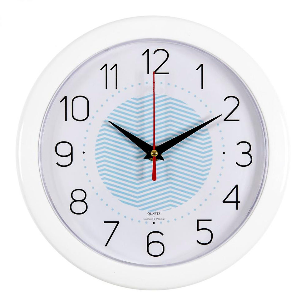 Миниатюра: Часы настенные Пластиковые круглые D22