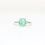 Thumbnail: Emerald and Diamond 9ct Yellow Gold Ring