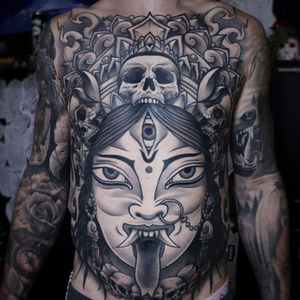 front piece tattoo torso