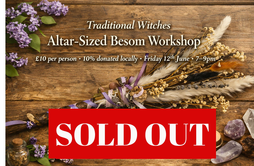 Traditional Witches Altar‑Sized Besom Workshop