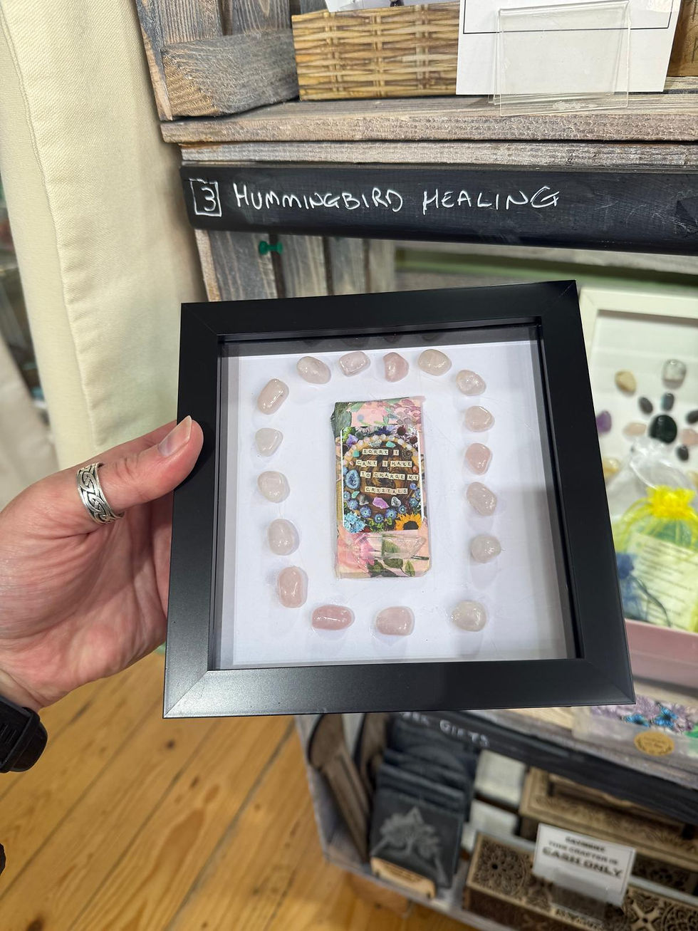 Hummingbird Crystal Healing Crafts at Nemetona