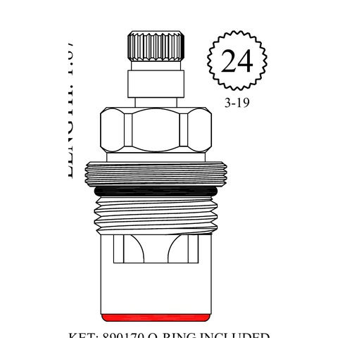 For Mountain Plumbing LF456371 Ceramic Unit