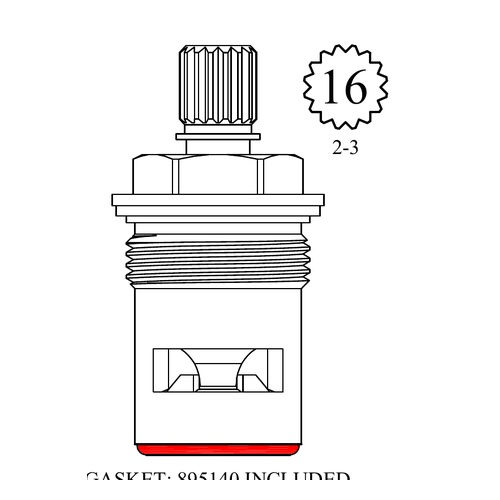 For Gerber LF455952 Ceramic Unit