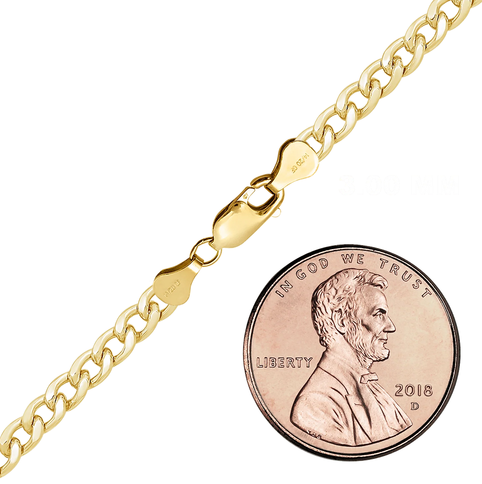 Thumbnail: Curb Necklace in 14K Gold-Filled (1.60 mm - 5.70 mm)