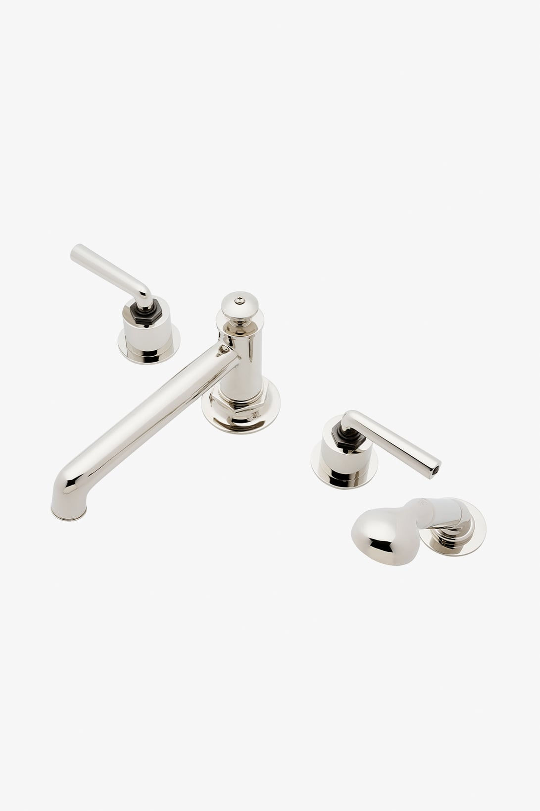 HTF112 Henry Concealed Tub Filler with Handshower and Two Tone Lever Handles