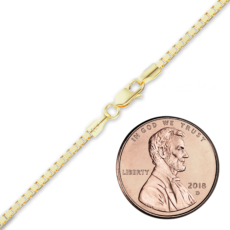 Thumbnail: Solid Gold Venetian Box Bracelet in 14K Yellow Gold (0.80 mm - 3.30 mm)