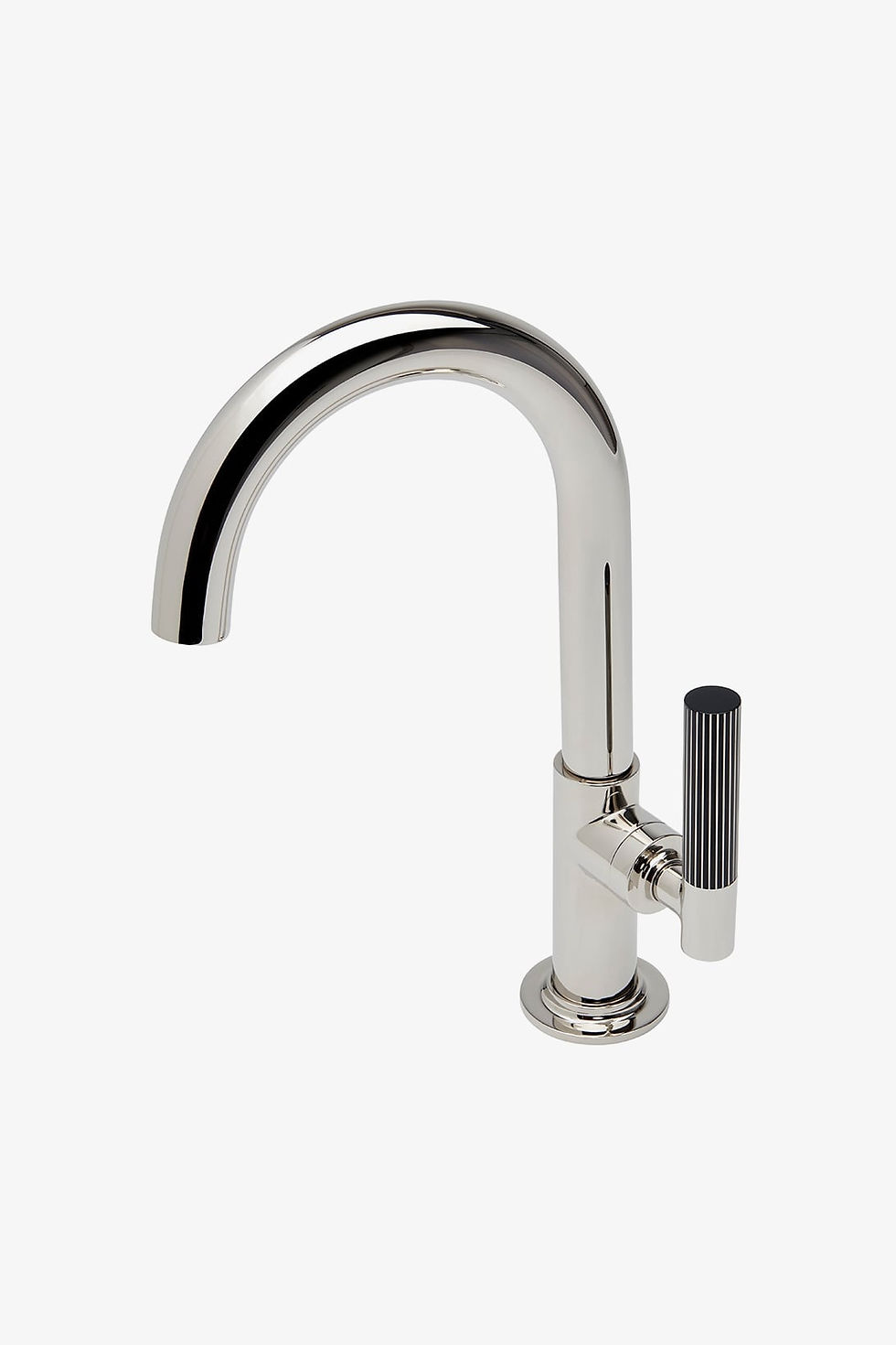 Thumbnail: BLS47E Bond Union One Hole Lavatory Faucet with Guilloche Pinstripe Lever Handle