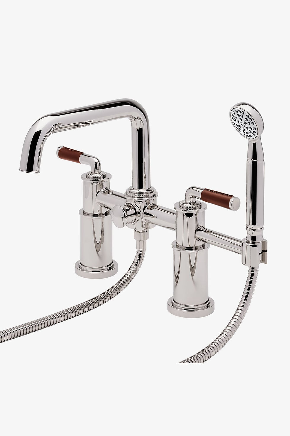 Thumbnail: CXT215 Henry Chronos Deck Mounted Exposed Tub Filler with Handshower and Leather