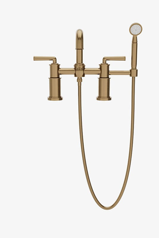 CXT211 Henry Chronos Deck Mounted Exposed Tub Filler with Handshower and Lever H