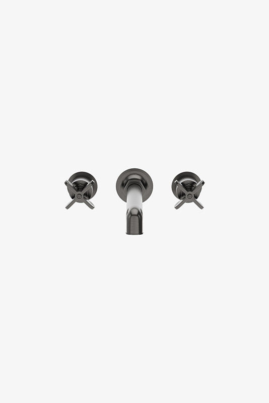 Thumbnail: HLS301 Henry Wall Mounted Lavatory Faucet with Cross Handles