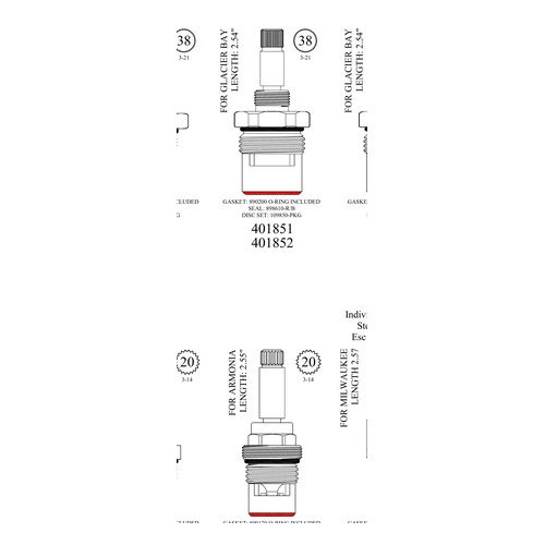 For Armonia LF462892 Ceramic Unit (Threaded Shoulder)