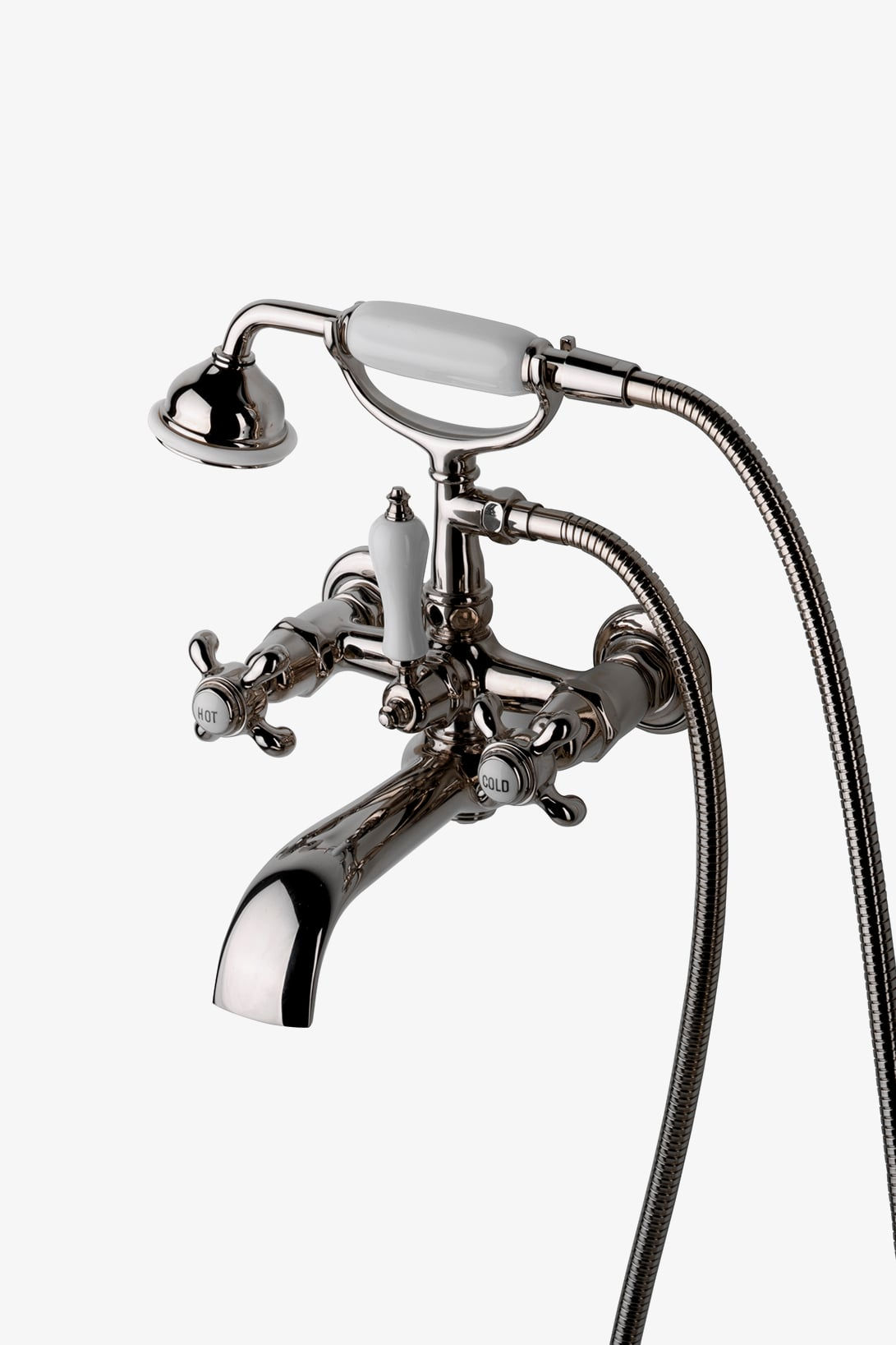 ETXT60 Etoile Exposed Tub Filler With Handshower and Cross Handles