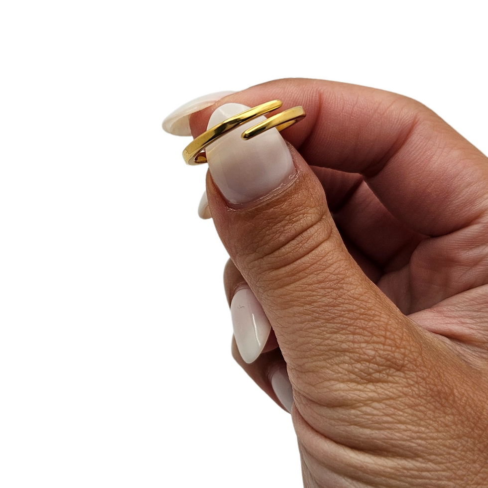 Thumbnail: Stainless Steel Chic Wrap Ring