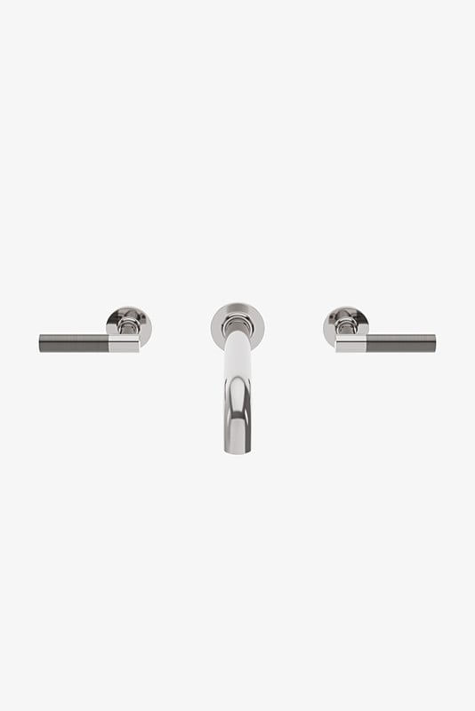 BLS72B Bond Tandem Wall Mounted Lavatory Faucet with Two-Tone Lever Handles