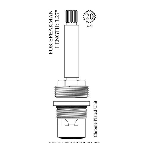 For Speakman LF466911 Ceramic Unit