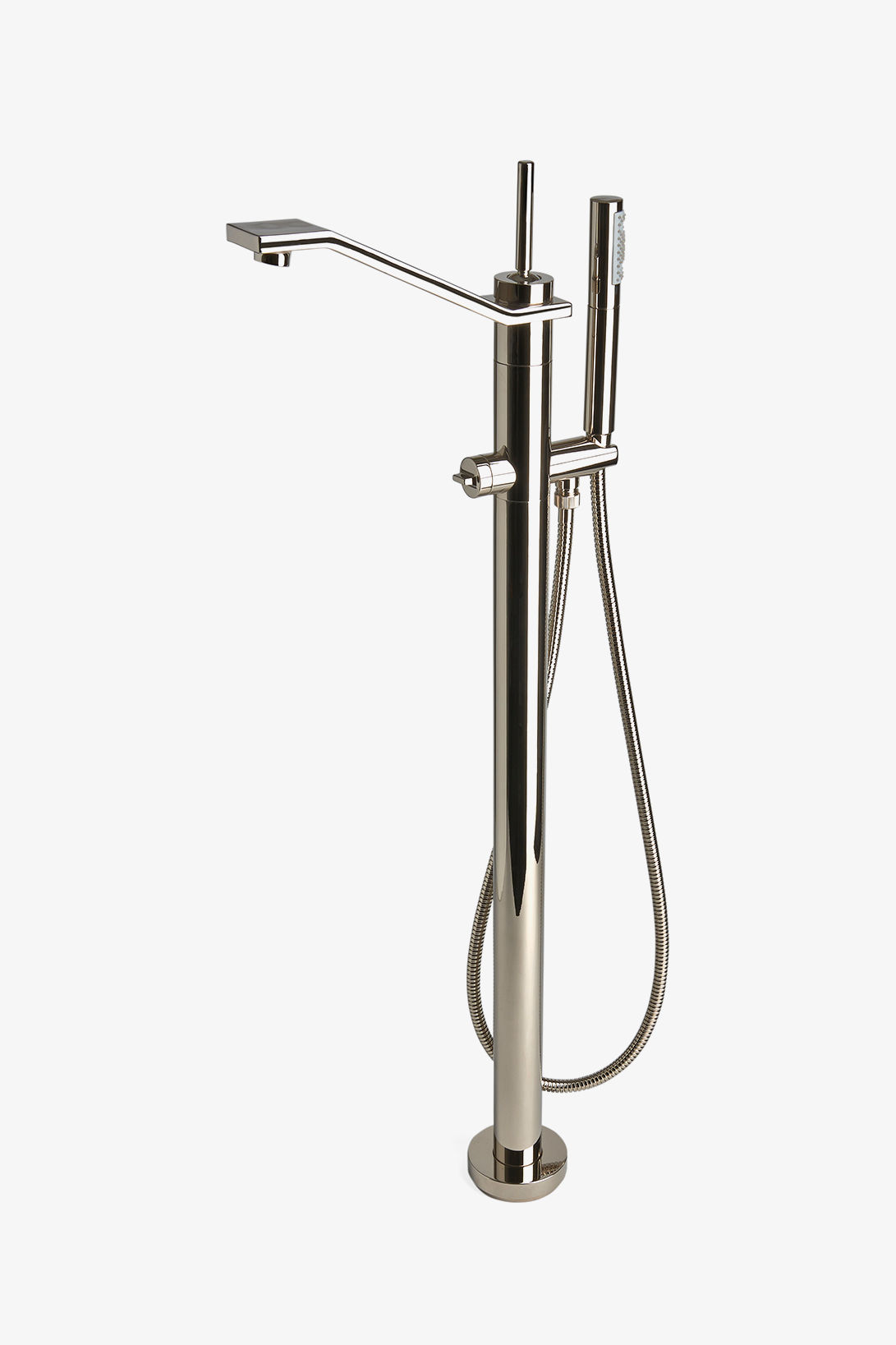 FMXT90 Formwork Floor Mounted Exposed Tub Filler with Handshower and Metal Joyst