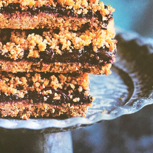 Blueberry Crumble Slice