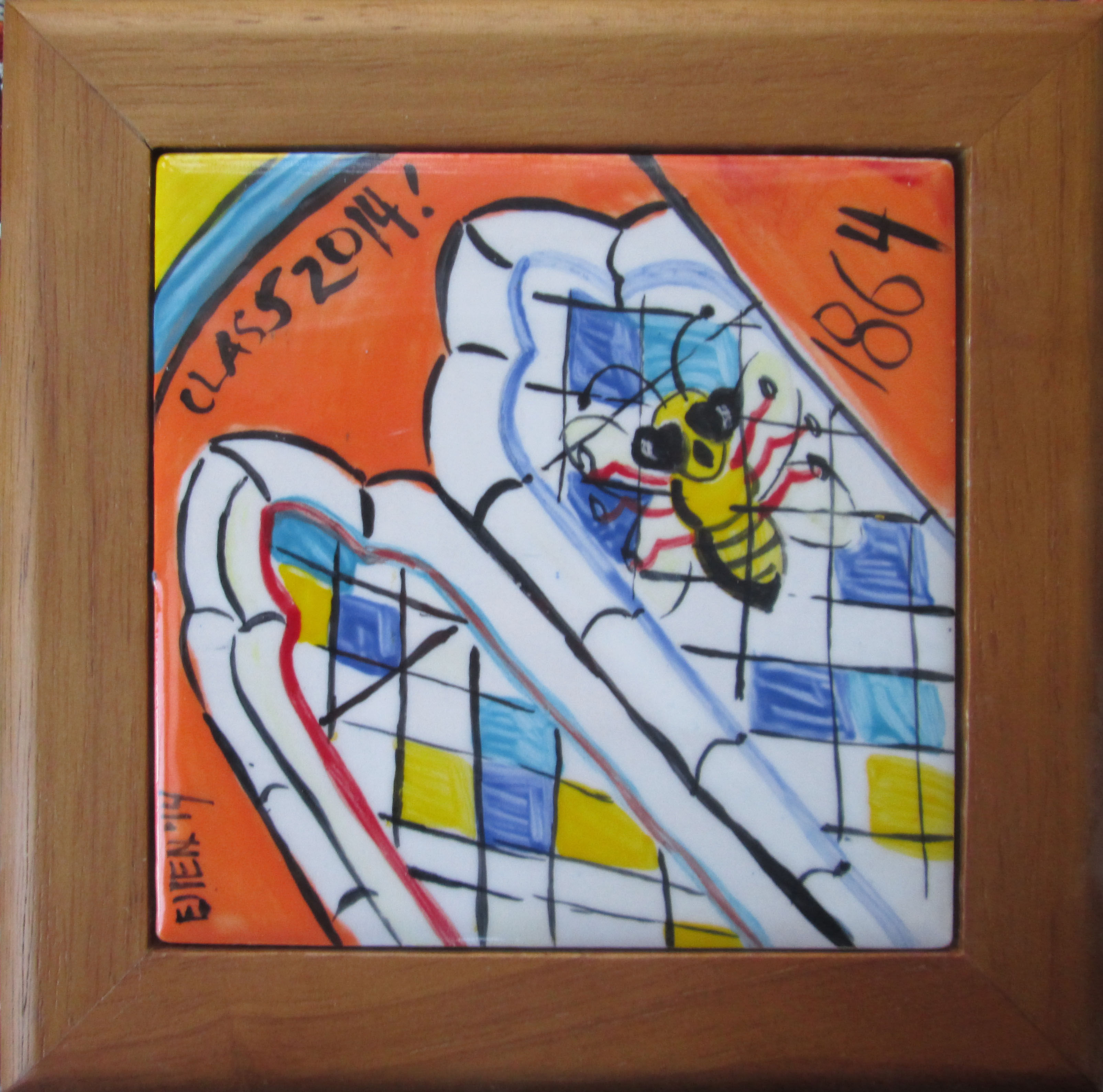 2-11-14  Bee @ Chapel Window