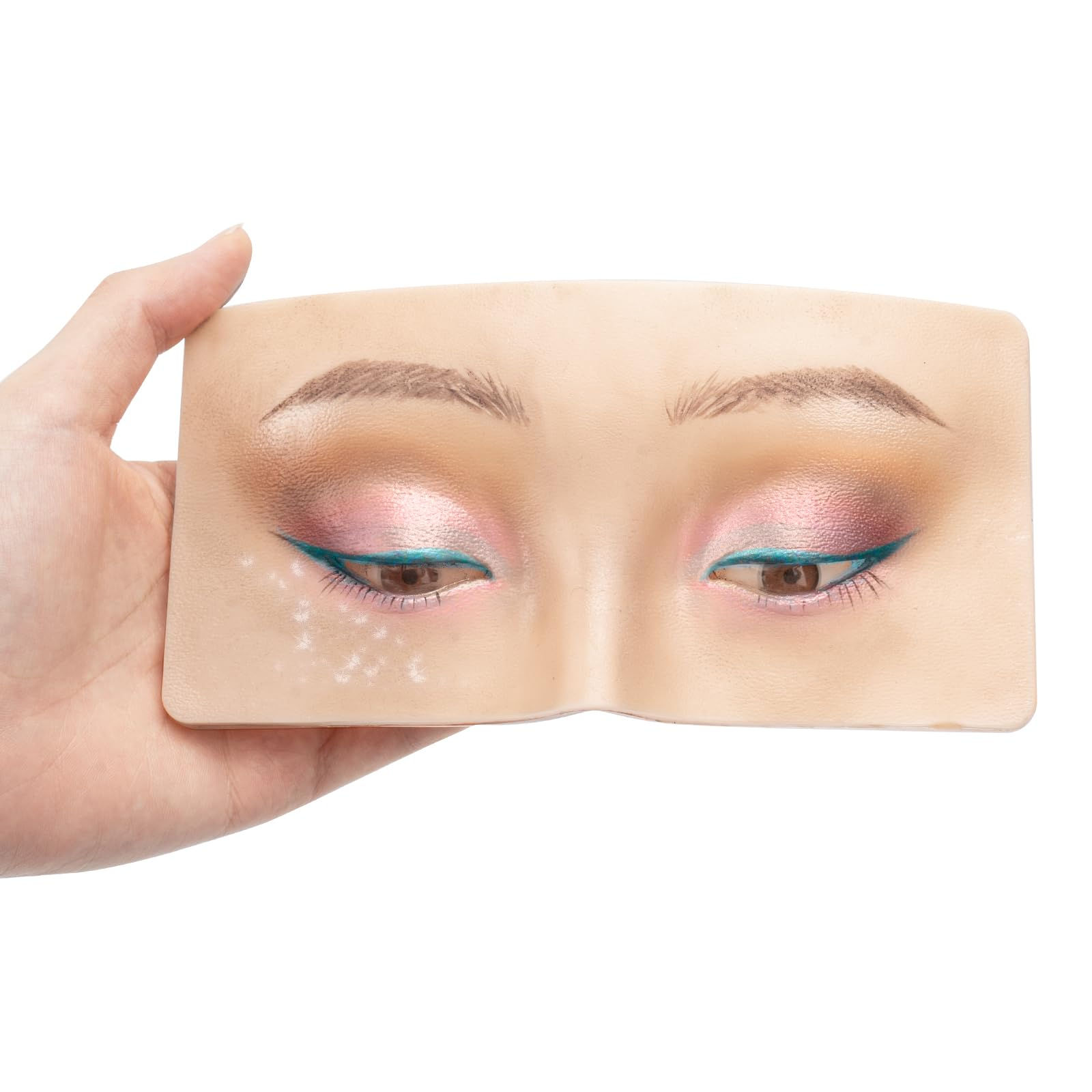 Makeup Practice Face Board 3D Realistic Pad Reusable eyeshadow practice eyes for