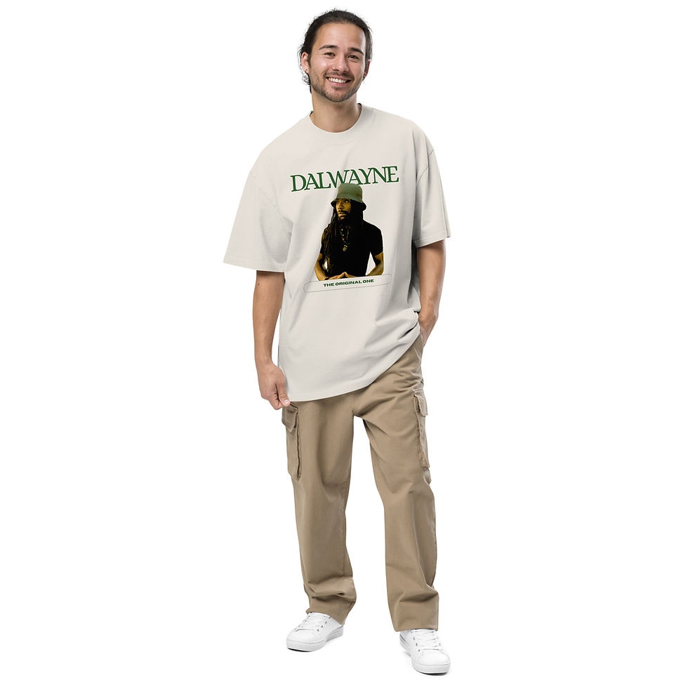 Thumbnail: Dalwayne Original One Oversized faded t-shirt