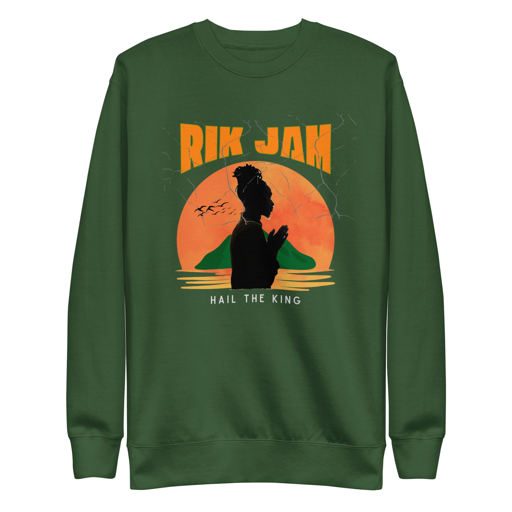 Rik Jam Hail The King Unisex Premium Sweatshirt