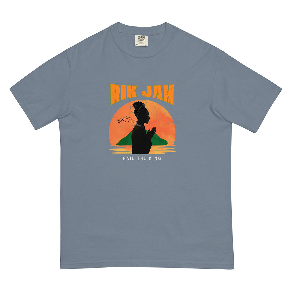 Thumbnail: Rik Jam Unisex garment-dyed heavyweight t-shirt