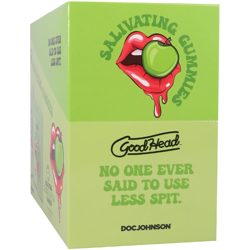 Miniature : Goodhead - Salivating Gummies 24 Pk Display (3 Pcs Per Pouch) - Green Apple