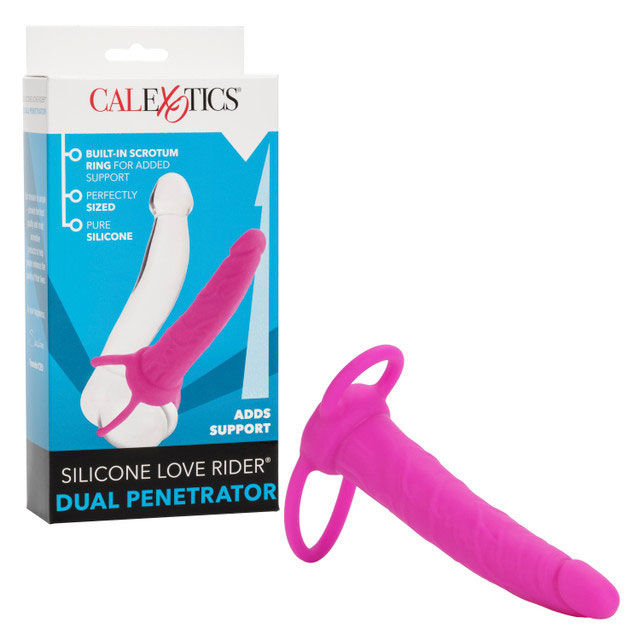 Miniature : Silicone Love Rider Dual Penetrator - Pink