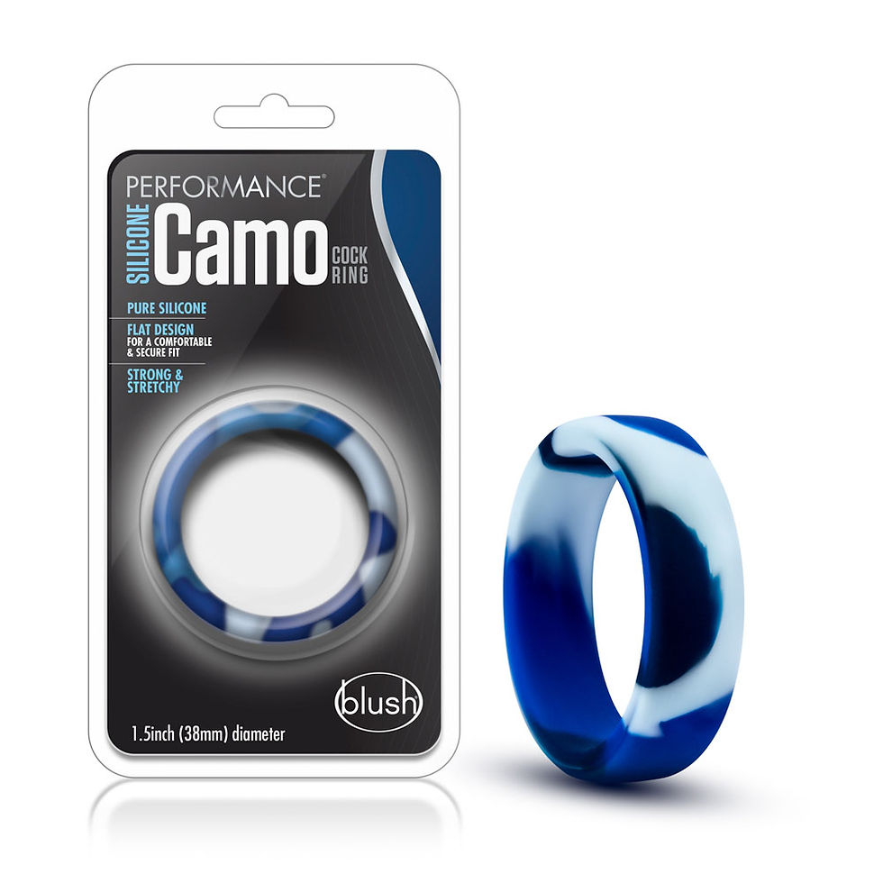Miniaturbild: Performance - Silicone Camo Cock Ring - Blue Camoflauge